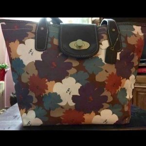 Tignanello for Clark's of England Floral Tote